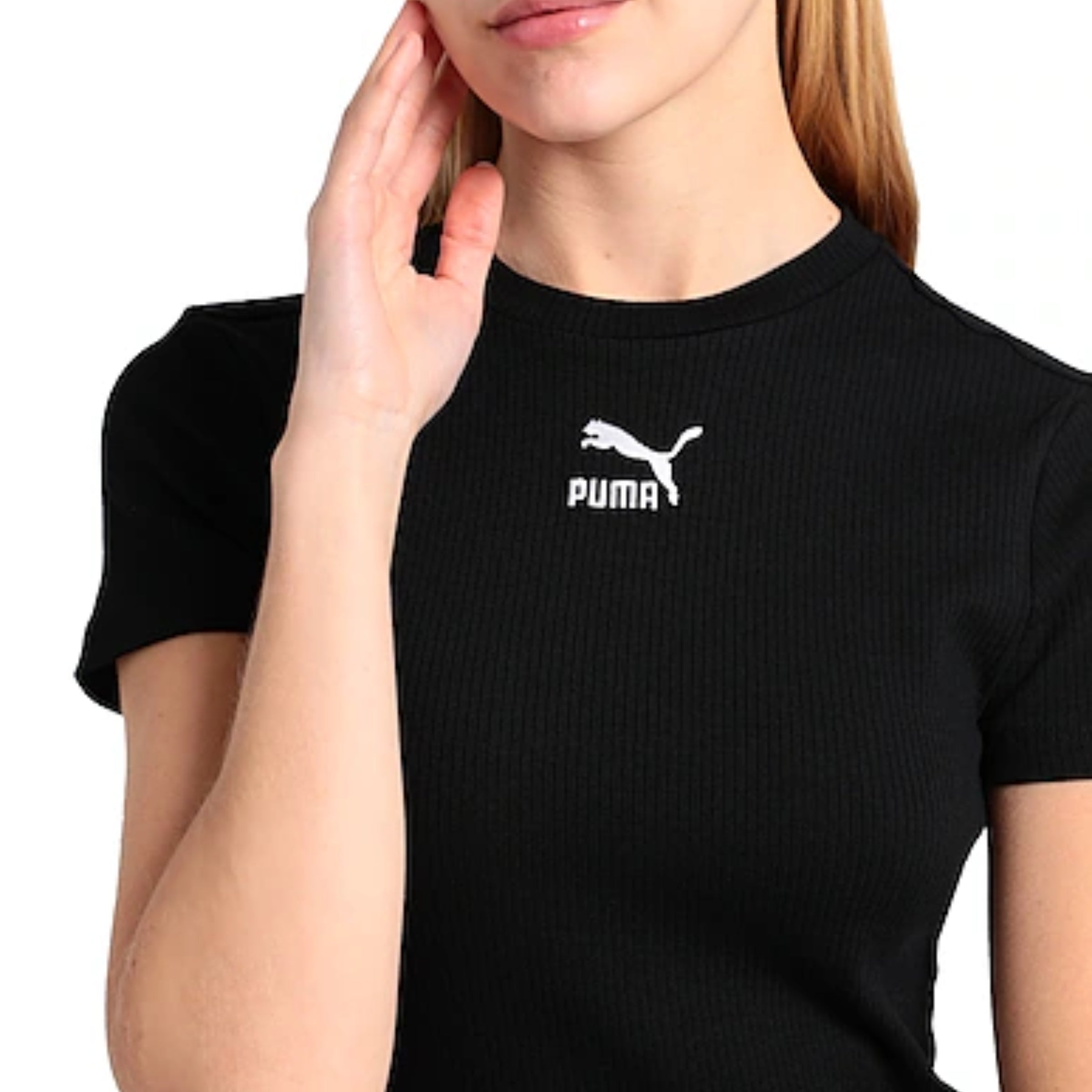 Puma Dress Classics Ribbed Black